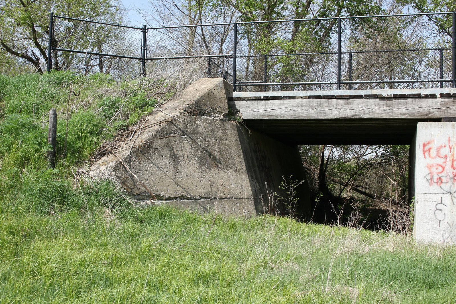 West abutment